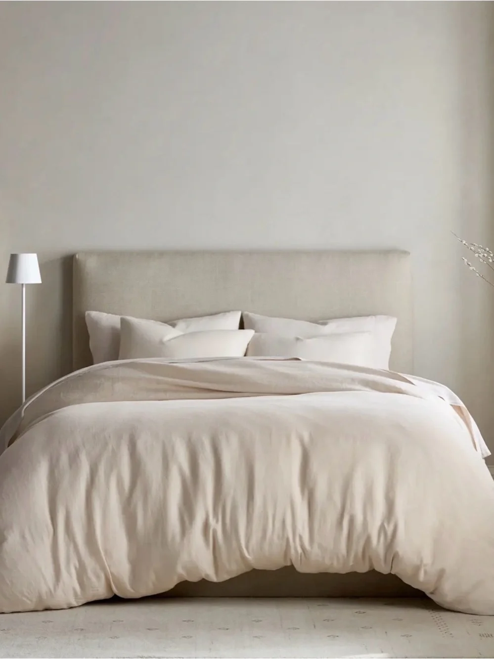 NWOT - Quince European Linen Duvet Cover - King (Sand)